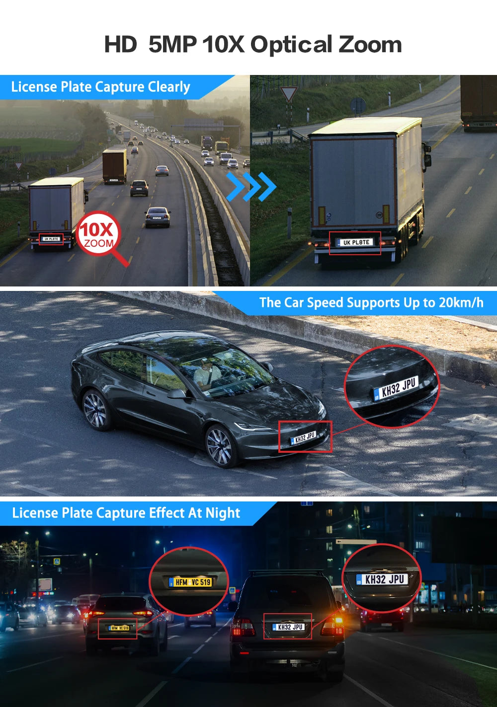 Boavision 5MP IP Humanoid Vehicle Detection Security Camera