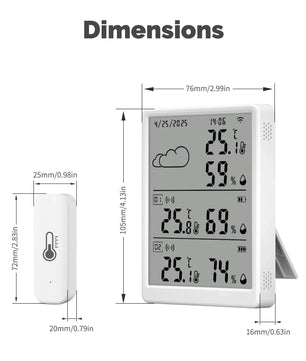 MOES WiFi Smart Temperature Humidity Sensor with Alexa Google Home