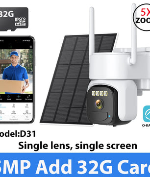 10MP 10X Zoom Solar Wireless Outdoor HD Surveillance Camera