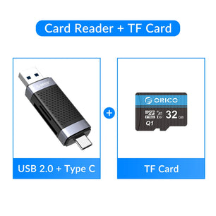 USB 3.0 Aluminium Alloy External Installation Memory Card Adapter