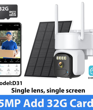 10MP 5K Wireless Solar Wifi Dual Lens Surveillance Camera
