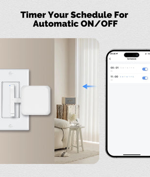 MOES Bluetooth Finger Robot Switch Button with App & Voice Control