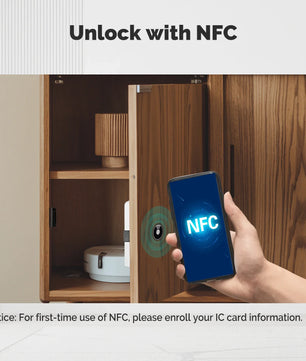 MOES Bluetooth Smart Cabinet Drawer Lock with App Remote Control