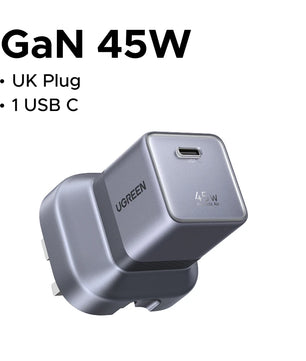Ugreen 45W GaN Desktop Fast Charger For iPhone and Samsung