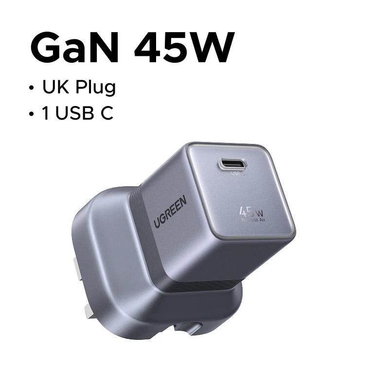 Ugreen 45W GaN Desktop Fast Charger For iPhone and Samsung