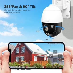 Boavision 2MP 4G Auto Tracking Two Way Audio Dome Camera