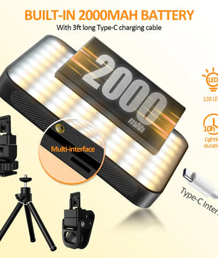 Portable Magnetic Mini Selfie Light For Shooting Video Camera