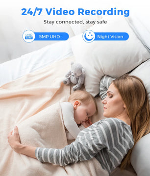 5MP Night Vision 5G Wifi Human Detection Surveillance Camera