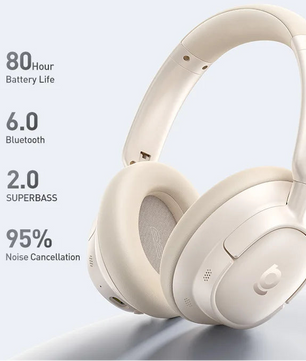 Plastic Dynamic Vocalism Bluetooth 6.0 Wireless Over Ear Headphones