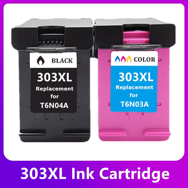 303XL Ink Cartridge Compatible For HP Envy 6220 6222 6230 6234 6252 6255