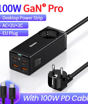 Baseus 65W 100W USB Type-C Fast Charger For iPhone and MacBook