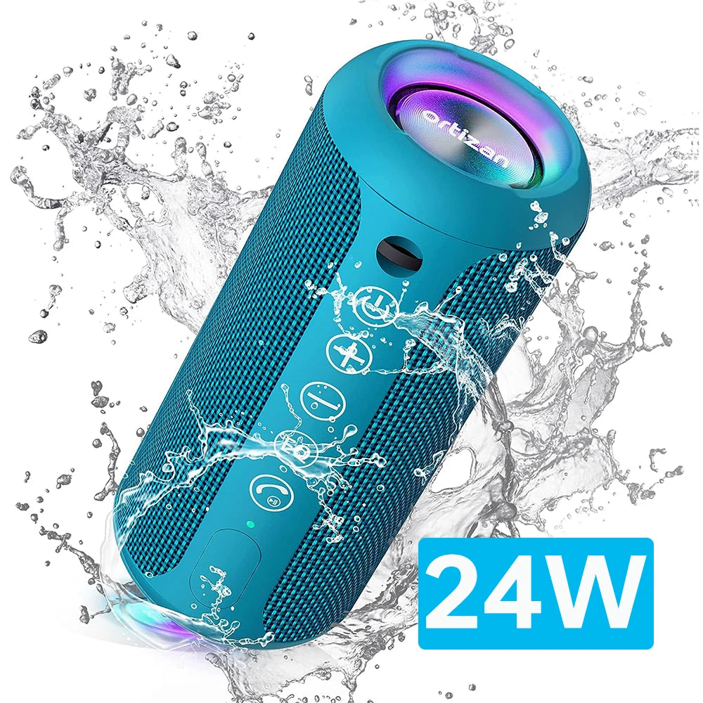 2600mAh Bluetooth 5.3 Portable Wireless IPX7 Waterproof Speaker
