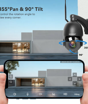 Boavision Auto Tracking Humanoid Detection Two Way Security Camera