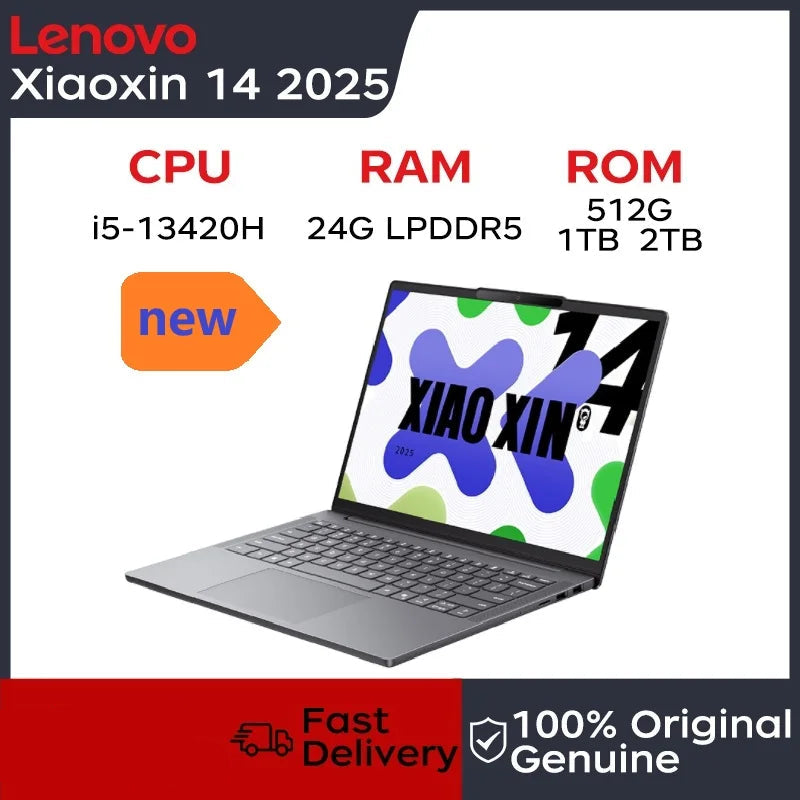 512GB 14" 24GB Intel Core i5-13420H Bluetooth Lenovo Laptop