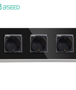 Bseed 16A Glass Panel Wireless WIFI Control Smart Power Socket