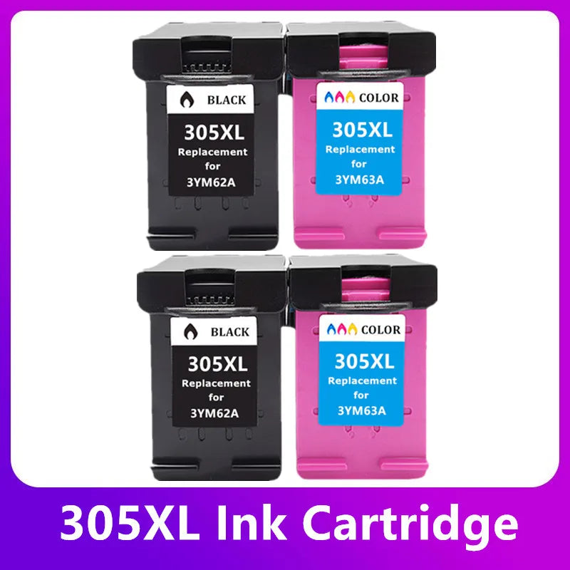 305XL Ink Cartridge Compatible For HP DeskJet Printer 2700 2710