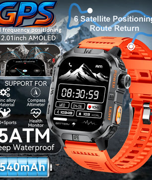 Alloy Waterproof Android Square Shape On-Wrist Smartwatch