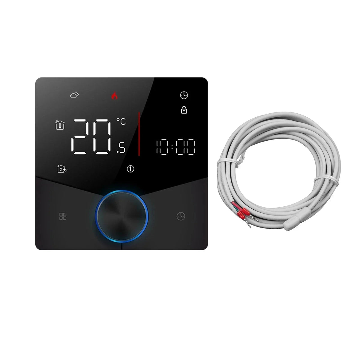 MOES WiFi Smart Heating Knob LCD Touch Thermostat Controller