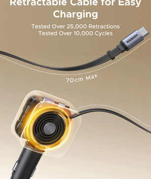 Ugreen 60W Alloy USB Type-C Car Charge For iPhone and Samsung