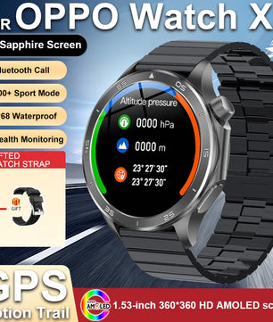 Silica Gel Waterproof Android Round Shape On-Wrist Smartwatch