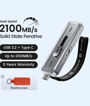 128GB - 2TB USB 3.2 External Flash Memory Solid State Pen Drive