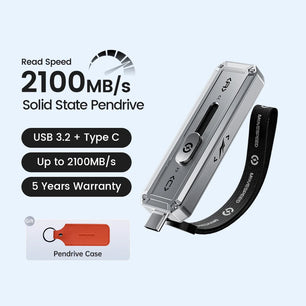 128GB - 2TB USB 3.2 External Flash Memory Solid State Pen Drive