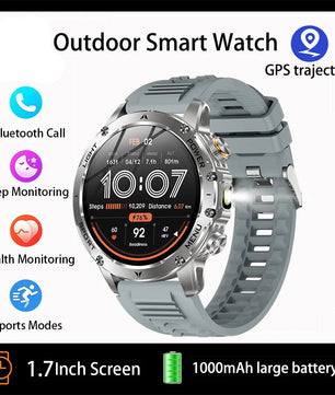 Alloy Waterproof Android Bluetooth Round Shape Smartwatch