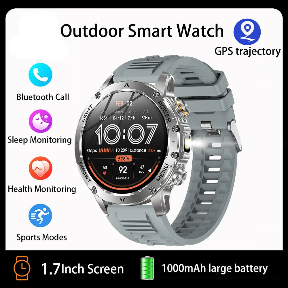 Alloy Waterproof Android Bluetooth Round Shape Smartwatch
