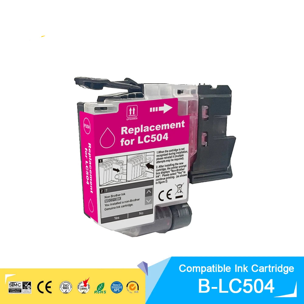 LC504 LC-504 Compatible Ink Cartridge For Brother MFC-J1355DW Series