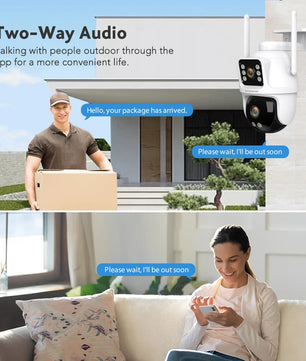 Boavision 4MP 4G Auto Tracking Night Vision Outdoor Dome Camera