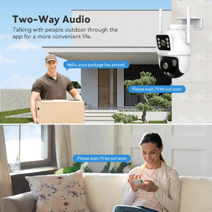 Boavision 4MP 4G Auto Tracking Night Vision Outdoor Dome Camera