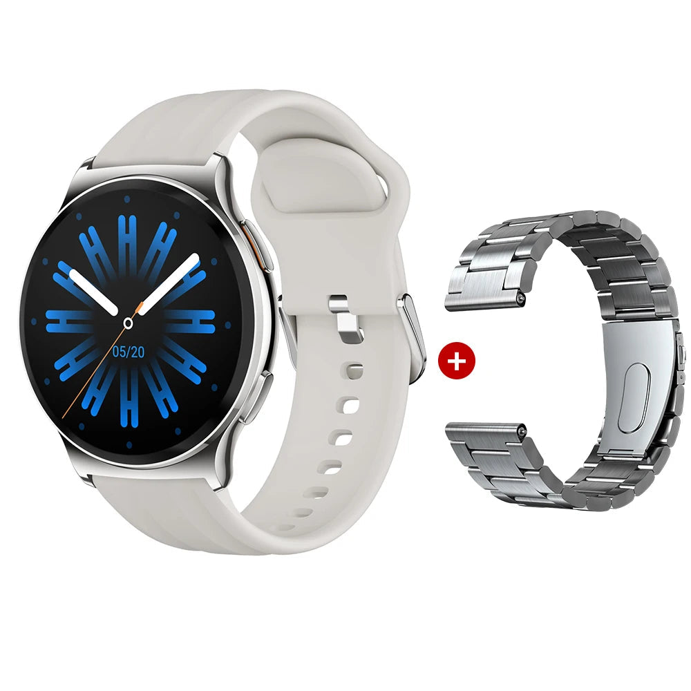 Silica Gel 1.43'' 22mm Waterproof AMOLED Display Smartwatch
