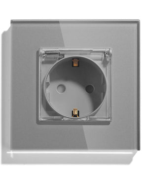 Bseed 16A Glass Panel Wireless WIFI Control Smart Power Socket