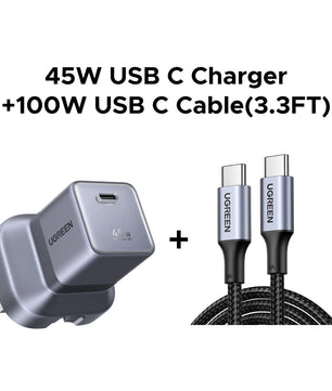 Ugreen 45W GaN Desktop Fast Charger For iPhone and Samsung