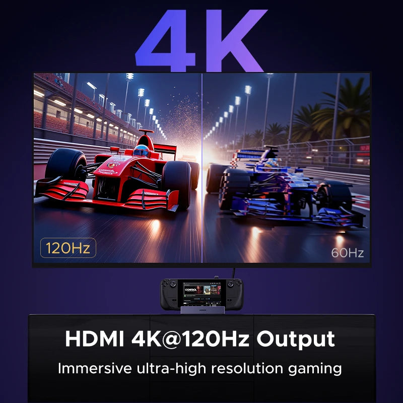 Ugreen 6-IN-1 Metal Type-C Hub Steam Deck Docking Station