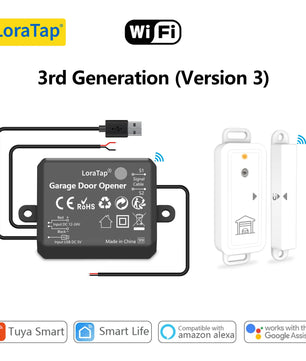 LoraTap Plastic HomeKit Smart Remote Control Garage Door Opener