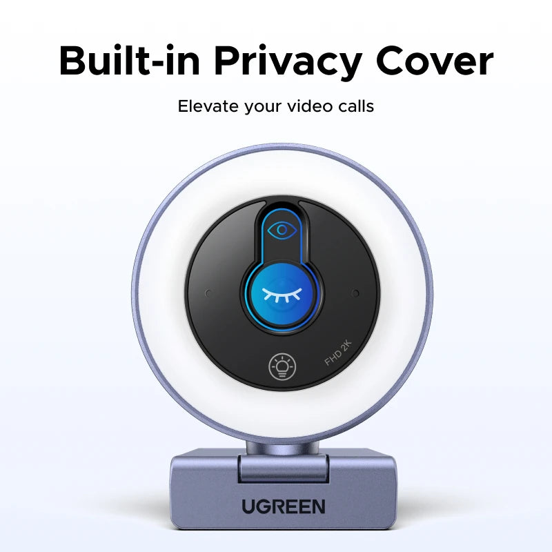 Ugreen 2K30 1.5m Cable USB Camera Webcam For PC
