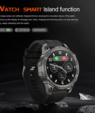 Alloy Waterproof Android Round Shaped Bluetooth Smartwatch