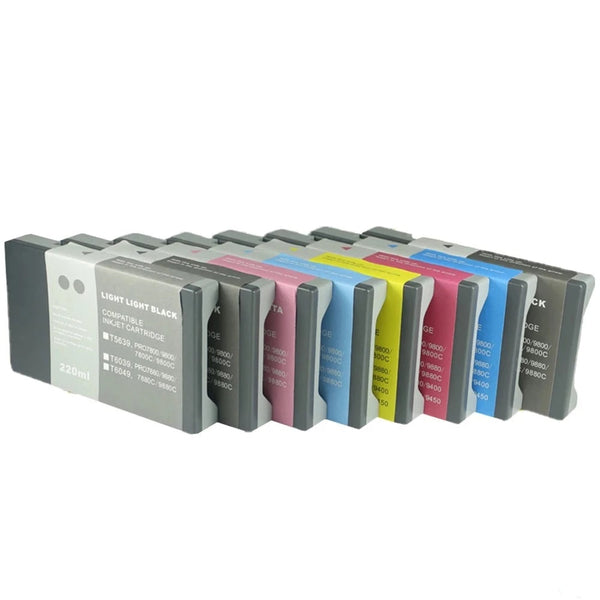 T6041-T6049 Ink Cartridge For Epson Stylus Pro 7880 9880 Printer