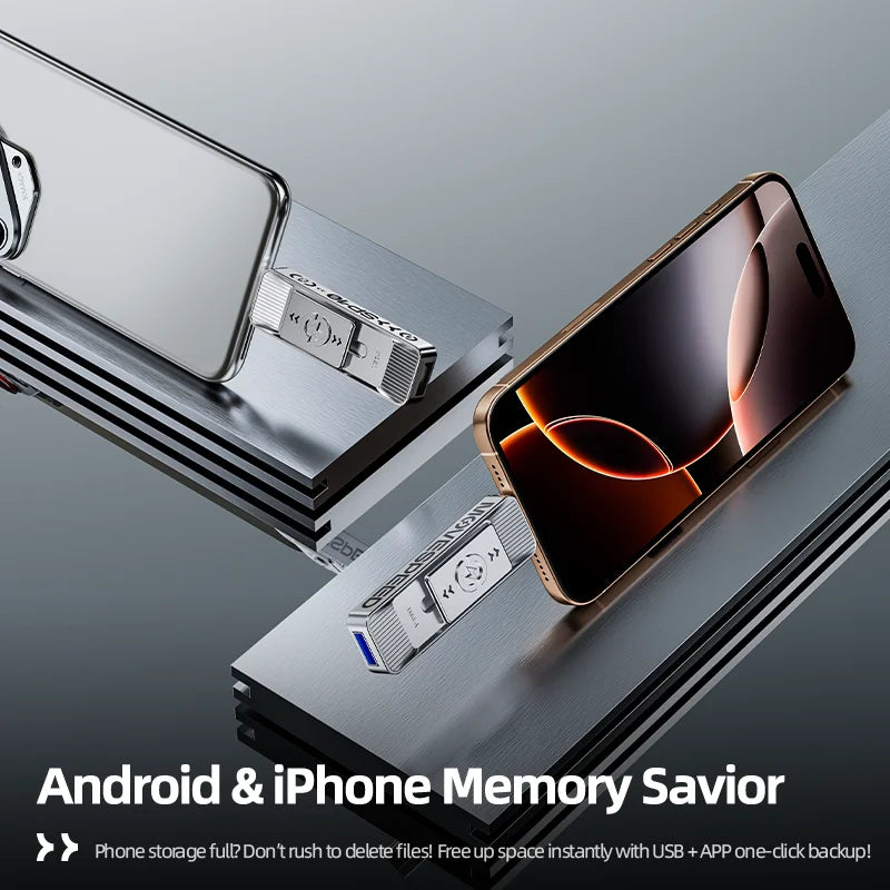 512GB - 2TB USB 3.2 External Flash Memory Solid State Pen Drive