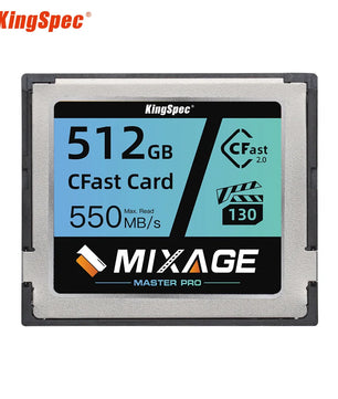 256GB - 512GB KingSpec High Speed Memory Card For Video Camera