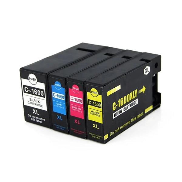 2 PCs 1600XL Ink Cartridge For Canon MAXIFY MB2060 MB2160 MB2060