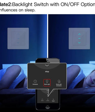 Moes 240V Plastic Curtains Motorized Roller Shutters Blinds Switch