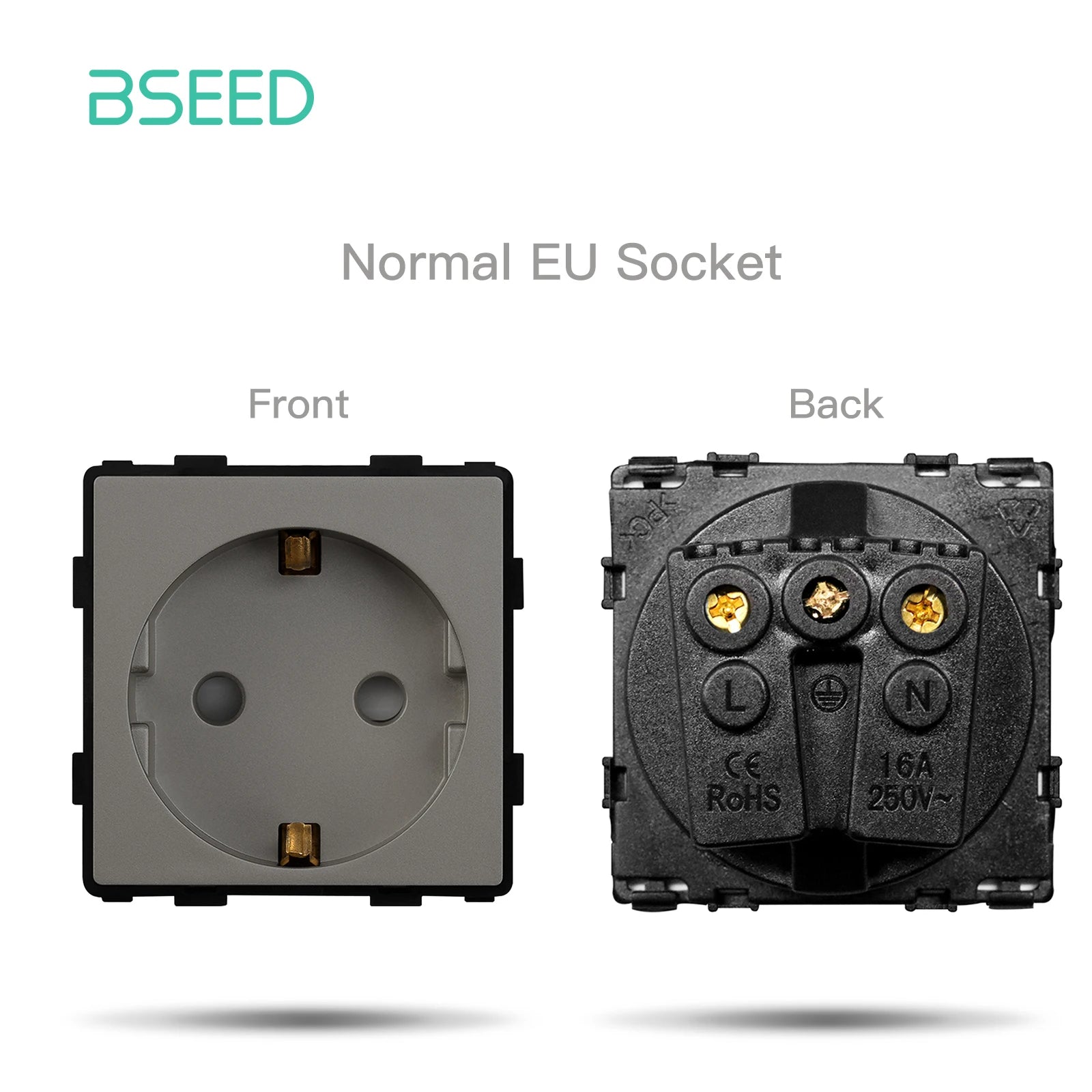 Bseed 16A Glass Panel Wireless WIFI Control Smart Power Socket