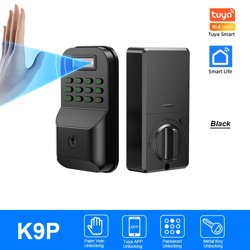Zinc Alloy IP65 Bluetooth Waterproof Electronic Smart Door Lock