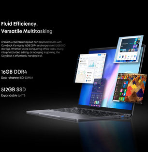 512GB CoreBook X i5-12450H IPS Screen 14 Inch Windows 11 Laptop