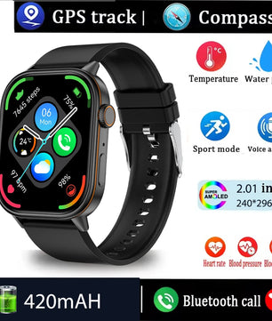 Silica Gel Waterproof Android Square Shape Bluetooth Smartwatch