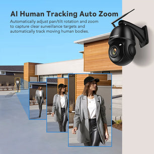 Boavision Auto Tracking Humanoid Detection Two Way Security Camera
