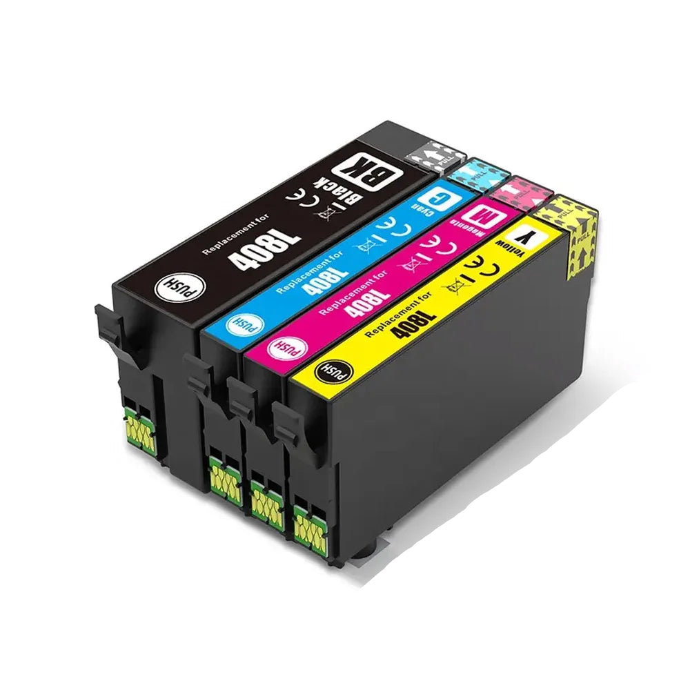 408XL Ink Cartridge Compatible For Epson WorkForce Pro WF-7830DTWF