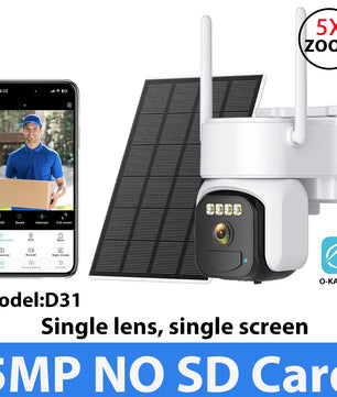 10MP 10X Zoom Solar Wireless Outdoor HD Surveillance Camera